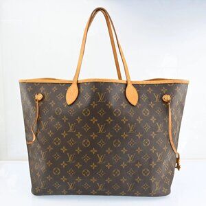 Authentic Louis Vuitton Monogram Neverfull GM Tote Bag bsj996-110625